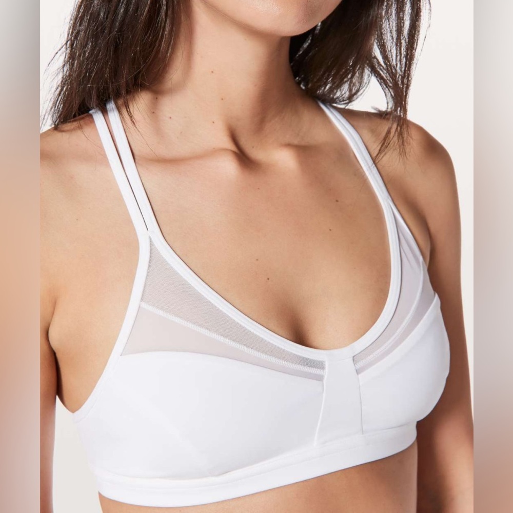 🩵RARE🩵Lululemon Deep Stretch Bra in White